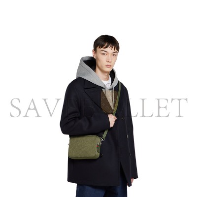GUCCI GG CANVAS SMALL CROSSBODY BAG 834802 (23*15*5cm)